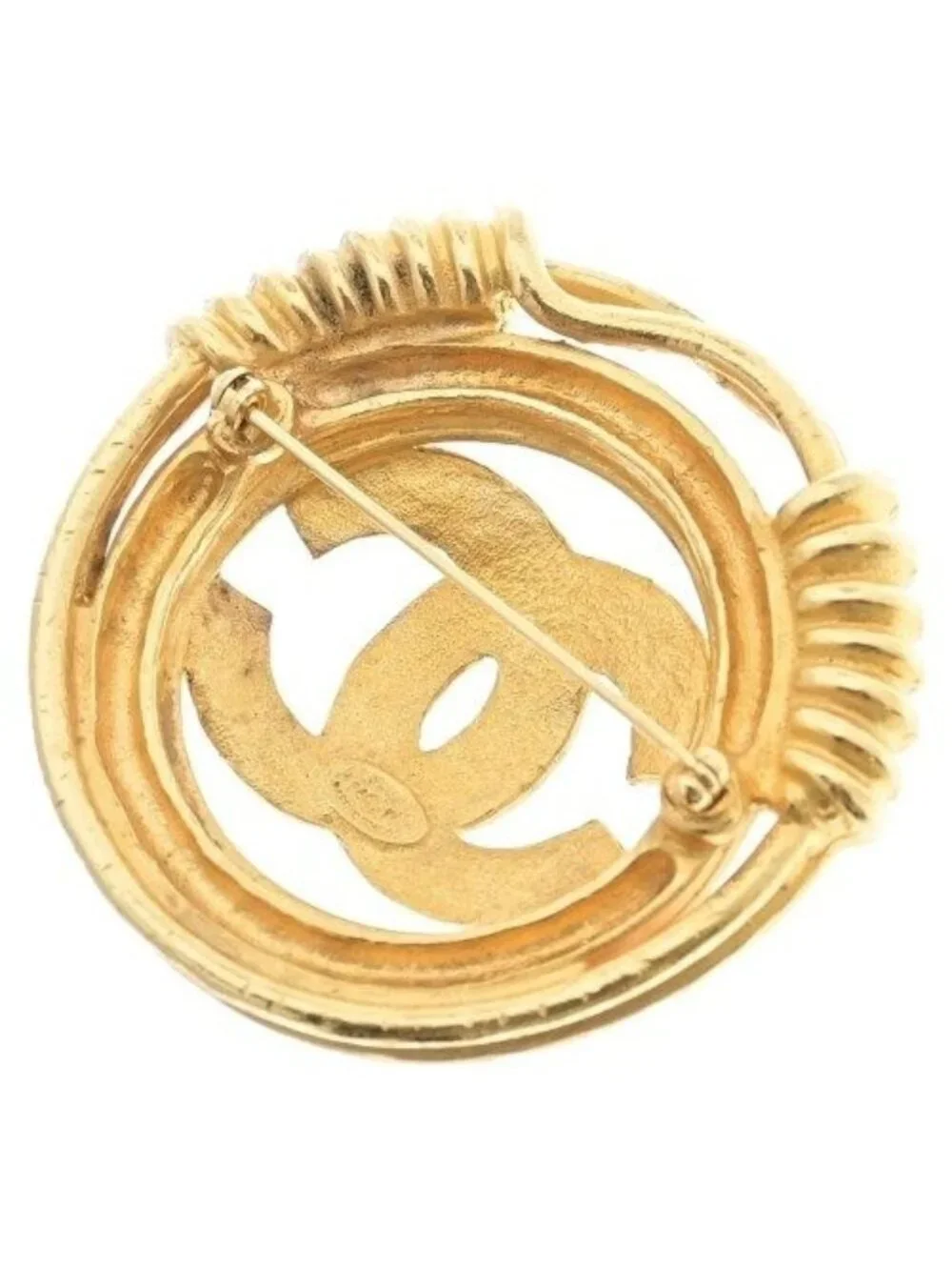 Chanel Brooch Corsage Gold